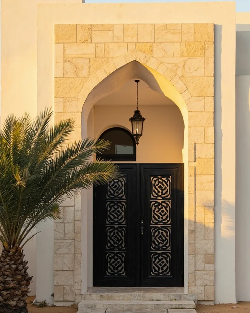 كشف تسربات المياه بالرياض حي السويدي — مدخل فيلا حديث بالرياض في حي السويدي جاهز للخدمات