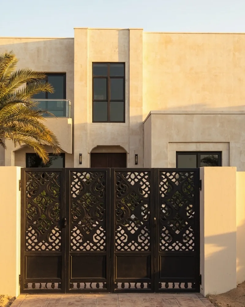 كشف تسربات المياه بالرياض حي المعذر الشمالي — مدخل فيلا حديث بـالرياض في حي المعذر الشمالي جاهز للخدمات